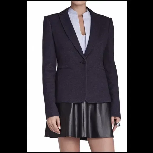 BCBGMAXAZRIA Dark Denim Blazer - Picture 2 of 4